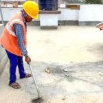 വയനാട് ടൗൺഷിപ്പിലെ വീട്ടിൽ ചോർച്ചയടക്കാനുള്ള നടപടി തുടങ്ങി