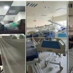 തിരുവനന്തപുരം മെഡിക്കൽ കോളജ് ഐസിയു പ്രവർത്തിക്കുന്നത് തുണി കെട്ടി മറച്ച്