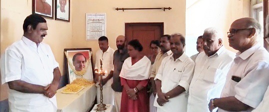രാജീവ് ഗാന്ധിയുടെ രക്തസാക്ഷിത്വ വാര്‍ഷിക ദിനം ആചരിച്ചു