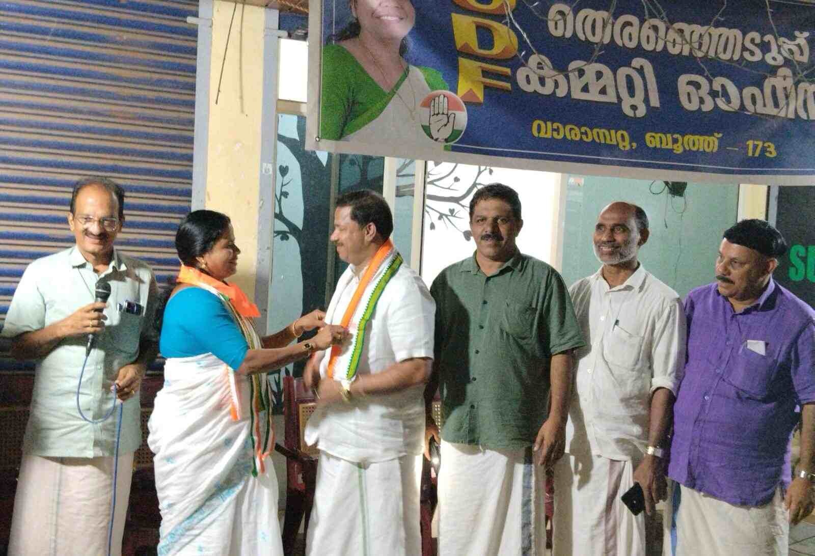 വെള്ളമുണ്ട പഞ്ചായത്ത് യു.ഡി.എഫ് ഭാരവാഹികളെ അനുമോദിച്ചു