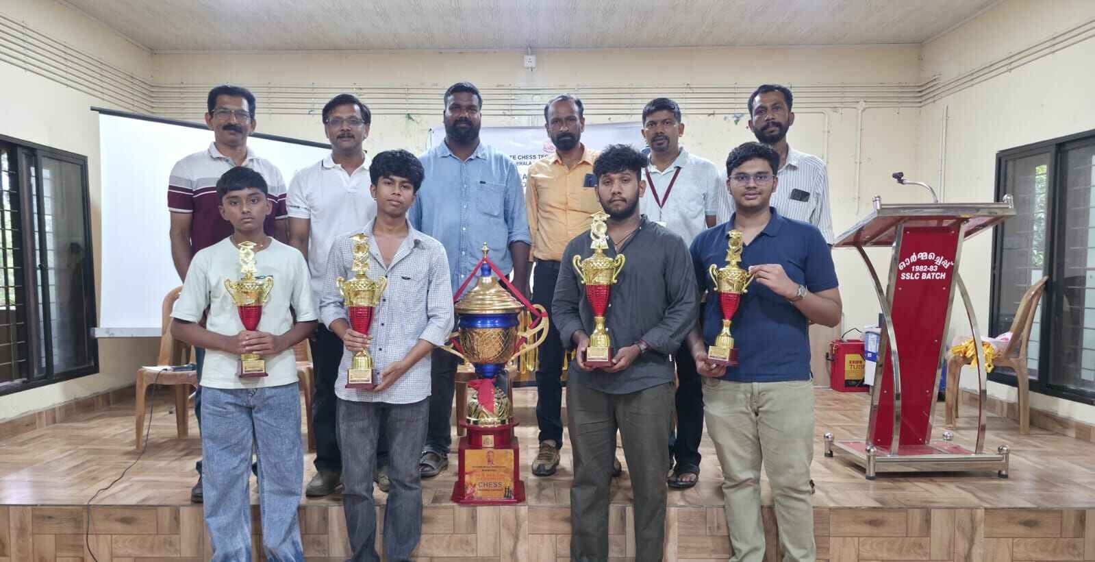 ജില്ലാ സീനിയർ ചെസ്സ് – അഭിനവ് രാജ് ചാമ്പ്യൻ