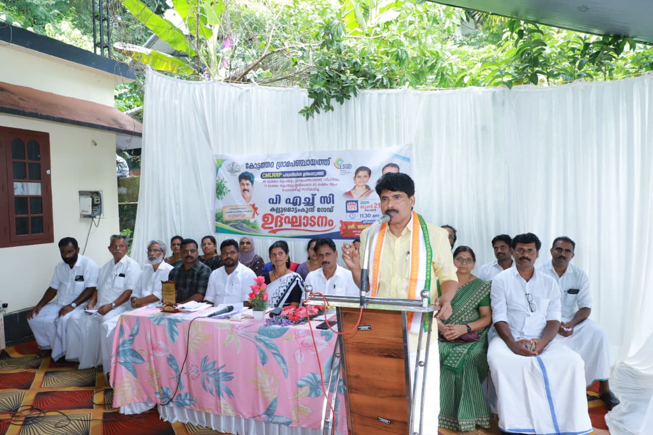 പള്ളിക്കുന്ന് – വെണ്ണിയോട് റോഡിൻ്റെ പുനർനിർമാണത്തിന് അഞ്ച് കോടി : മന്ത്രി ടി.സിദ്ധിഖ്