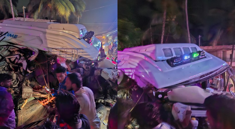 മലപ്പുറത്ത് ട്രാവലറും ലോറിയും കൂട്ടി ഇടിച്ച് അപകടം; രണ്ട് മരണം