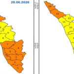 സംസ്ഥാനത്ത് മഴ കനക്കുന്നു; 11 ജില്ലകളില്‍ ഓറഞ്ച് അലര്‍ട്ട്; മൂന്ന് ജില്ലകളില്‍ യെല്ലോ അലര്‍ട്ട്