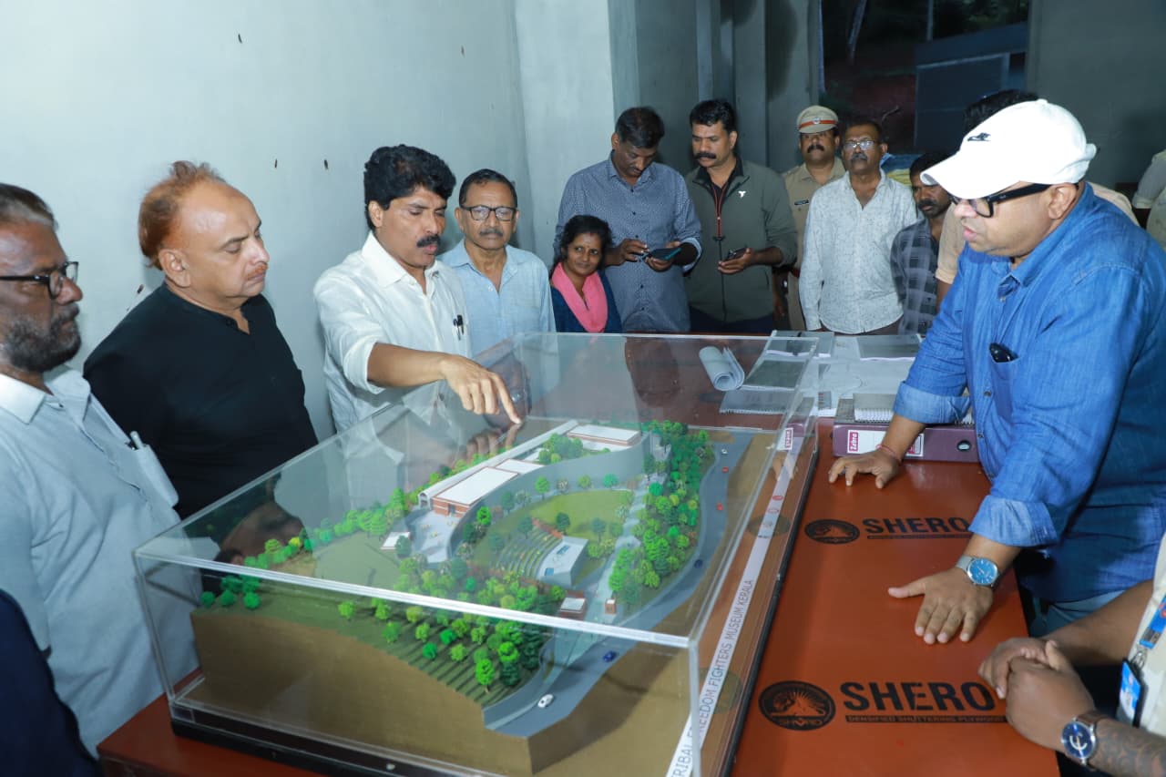 സുഗന്ധഗിരി മ്യൂസിയത്തിൻ്റെ നിർമാണ പ്രവർത്തനങ്ങൾ മന്ത്രി അഡ്വ. ടി സിദ്ധിഖ് വിലയിരുത്തി