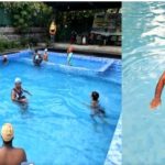 നീന്തൽ പരിശീലനത്തിൽ മാതൃകമായി ഡീവൻസ് മാഷ്