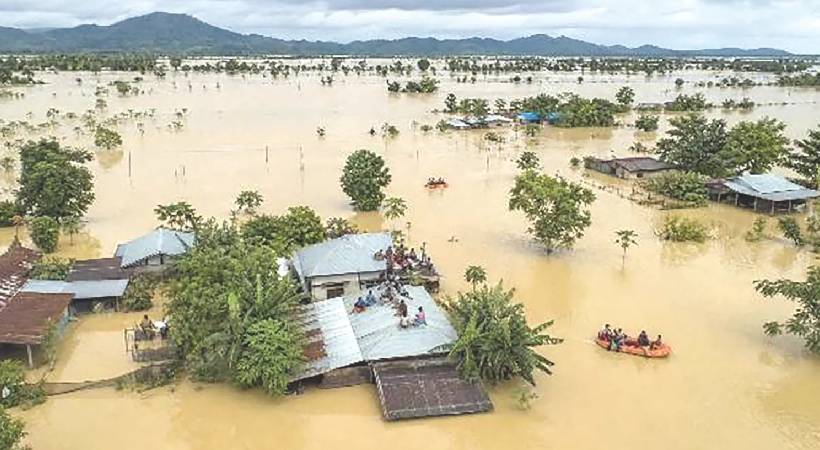 മഴക്കെടുതി: രാജ്യത്ത് മരിച്ചത് 150ലധികം പേർ, അസമിൽ മാത്രം 95 മരണം