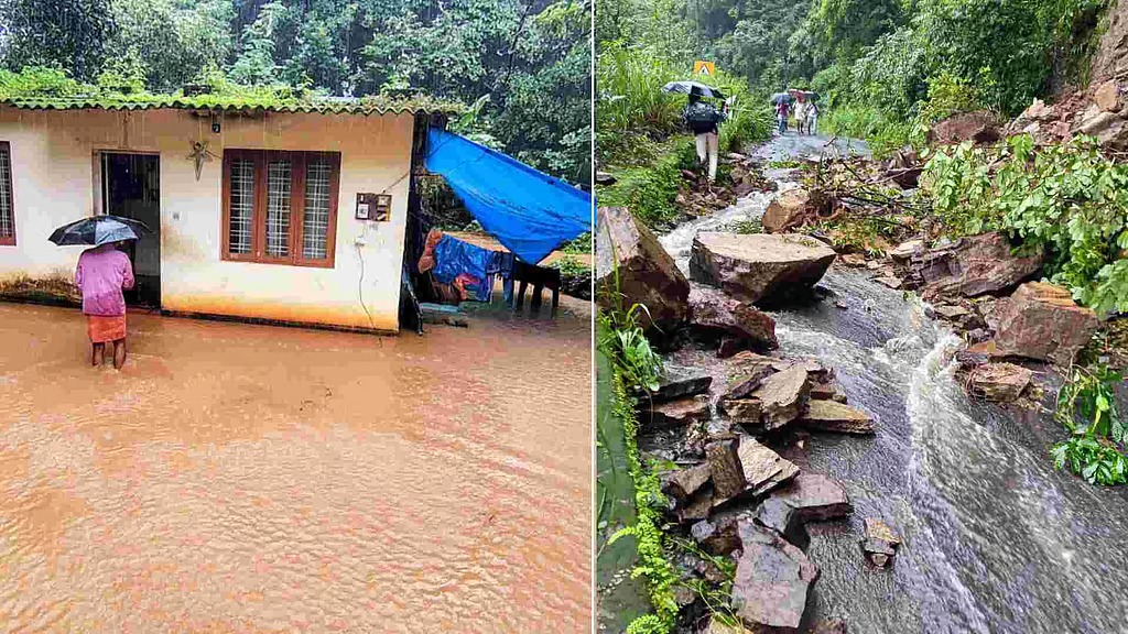 കണ്ണൂരിലെ മലയോര മേഖലയില്‍ കനത്ത മഴ; പാല്‍ചുരം റോഡ് തകര്‍ന്നു, പഴശ്ശി ഡാം തുറക്കും