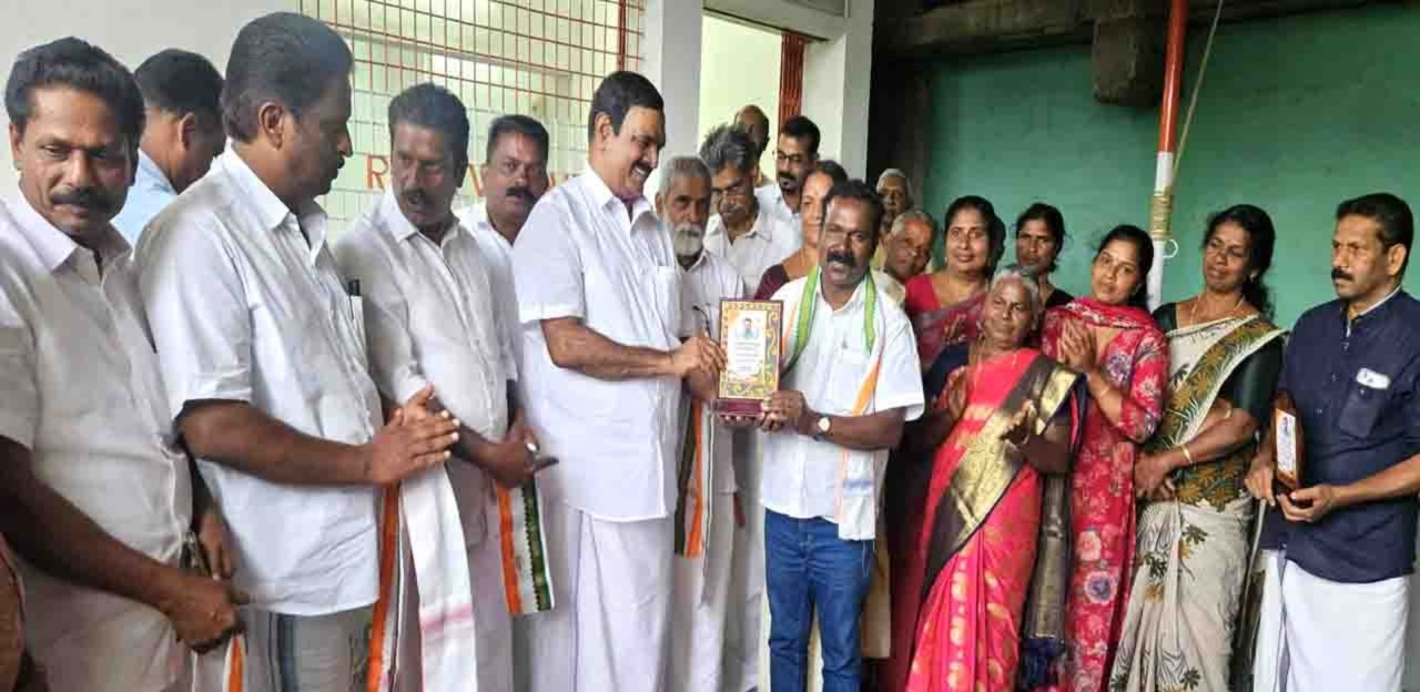 മോഹനന്‍ ആച്ചനഹള്ളിക്ക് സ്വീകരണം നല്‍കി