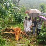 കാട്ടാന ആക്രമണം, കൃഷിമന്ത്രി അഡ്വ ടി സിദ്ദിഖ് സ്ഥലം സന്ദർശിച്ചു.