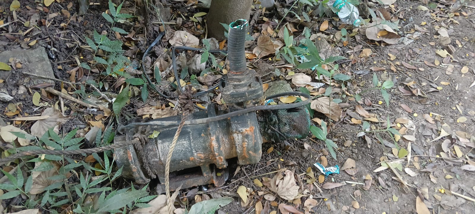 മോട്ടറും പമ്പും സാമൂഹ്യവിരുദ്ധർ നശിപ്പിച്ചതായി പരാതി