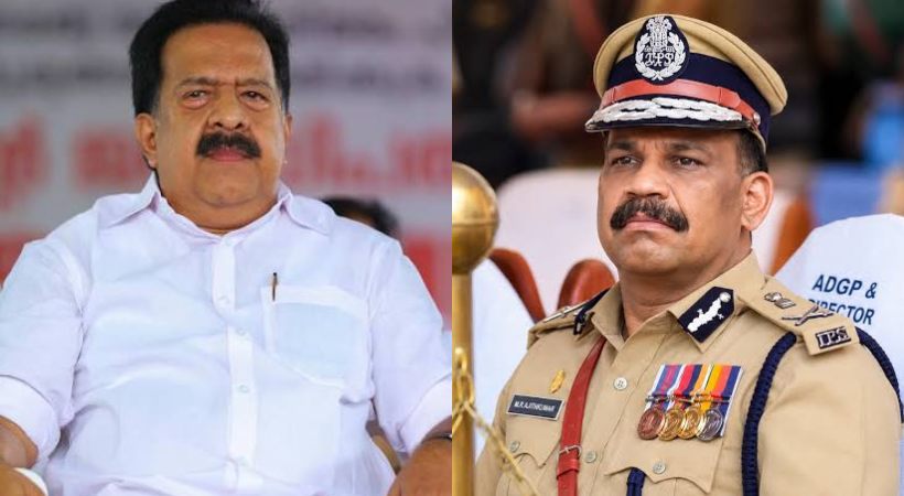 രമേശ് ചെന്നിത്തലയുമായി കൂടിക്കാഴ്ച നടത്തി എഡിജിപി പി വിജയന്‍; മെസി കേസുമായി ബന്ധപ്പെട്ട കാര്യങ്ങള്‍ വിശദീകരിച്ചു