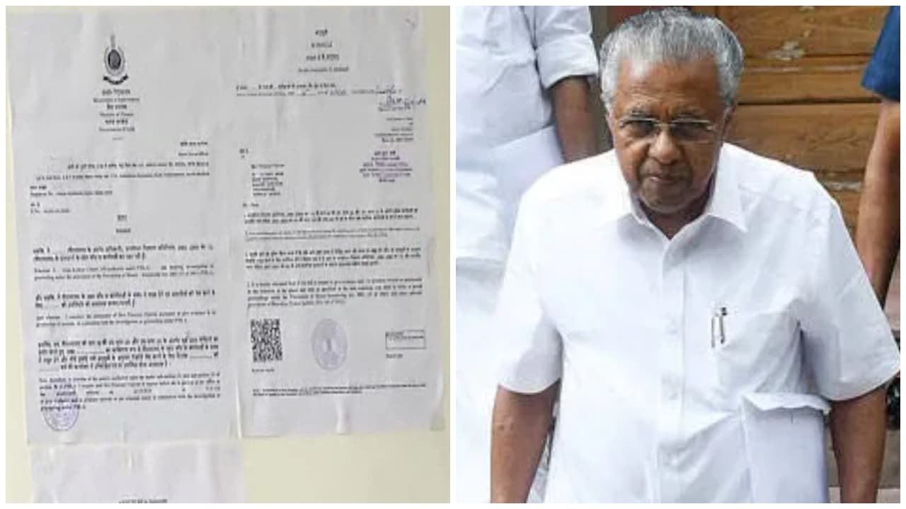 മെയിലിനോട് പിണറായി പ്രതികരിച്ചില്ല, അതുകൊണ്ടാണ് വീട്ടിൽ നേരിട്ടെത്തി ചുമരിൽ സമൻസ് പതിപ്പിച്ചത്; വിശദീകരിച്ച് ഇഡി