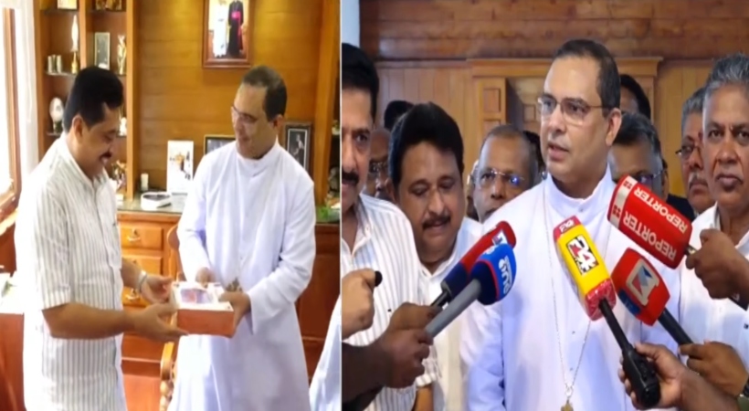 അനുനയ നീക്കവുമായി വിദ്യാഭ്യാസ മന്ത്രി; ചങ്ങനാശ്ശേരി അതിരൂപത ആസ്ഥാനത്ത് എത്തി