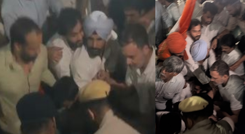 ഒൻപതാം മണിക്കൂറിൽ പൊലീസ് നടപടി; രാഹുല്‍ ഗാന്ധി കസ്റ്റഡിയില്‍